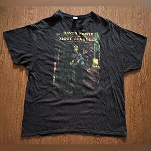 Mens David Bowie/Ziggy Stardust /Spiders From Mars T-Shirt Size XXL